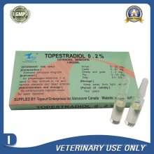 Medicamentos Veterinarios de Benzoato de Estradiol Inyectable (4mg / 2ml)